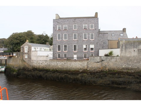 Looking directly over towards Bridge House by Castletown harbour, 2012.