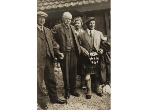 Thomas Forrester and others at Port Soderick, 1920s