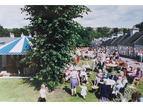 Heritage Day at Cronkbourne Village, Braddan in 1992 when residents from Union Mills, the Strang and Cronkbourne Village joined with friends in celebration